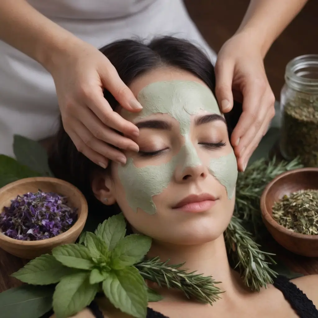 Herbal Facial treatment with natural herbs at Bristol Beauty Line