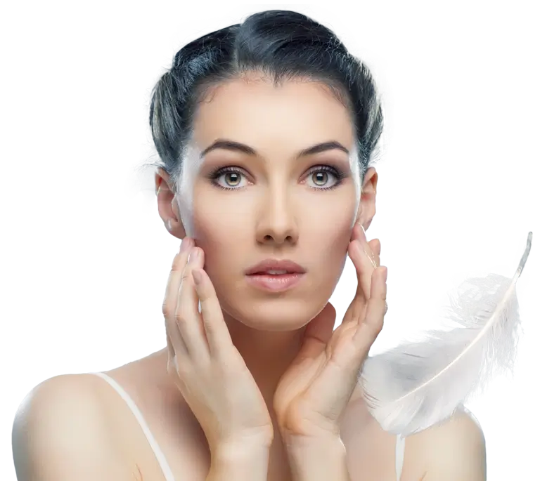 A woman receives cosmetic treatments at Bristol Beauty Line.