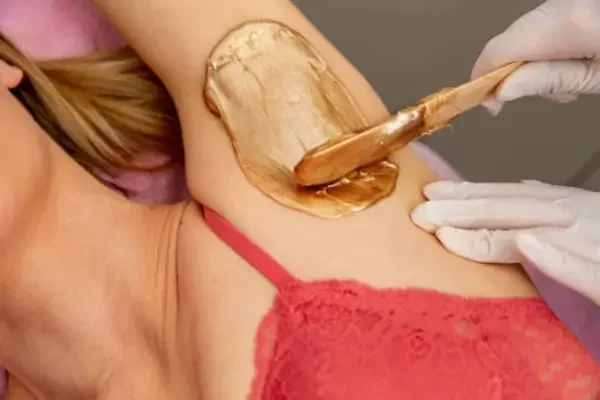 Hot waxing service for sensitive areas at Bristol Beauty Line